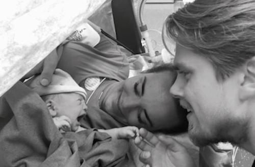 Baby André Hazes Jr. en Monique geboren